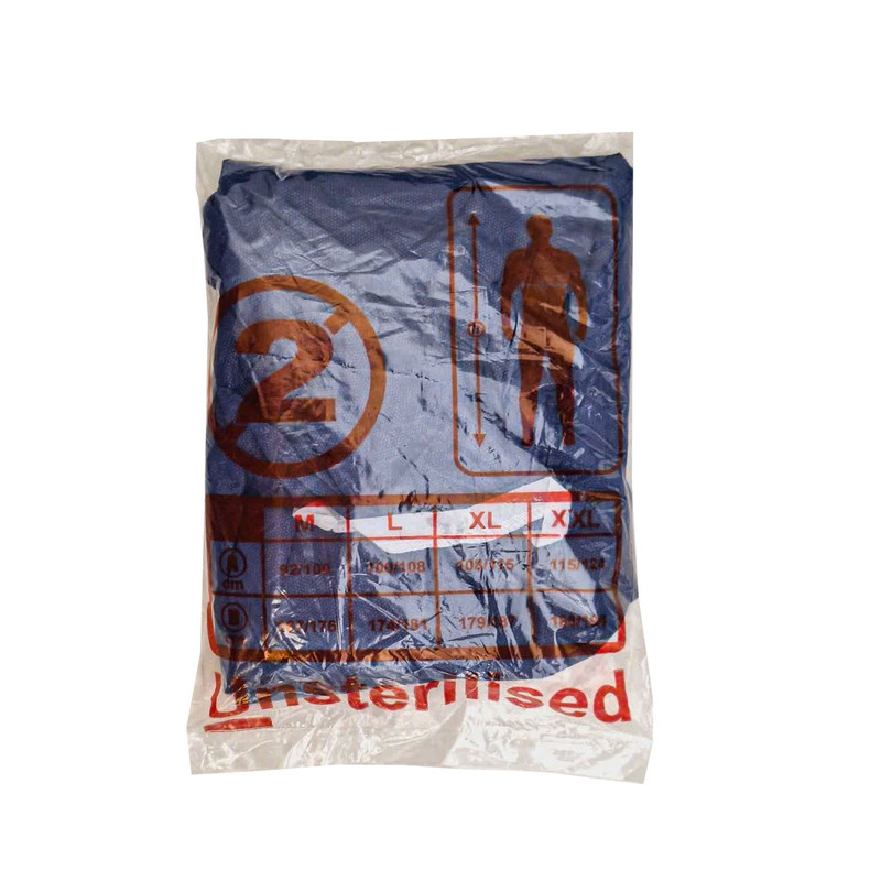 گان یکبار مصرف بیمار مدل ساده بسته 5 عددی گان یکبار مصرف بیمار مدل ساده بسته 5 عددی