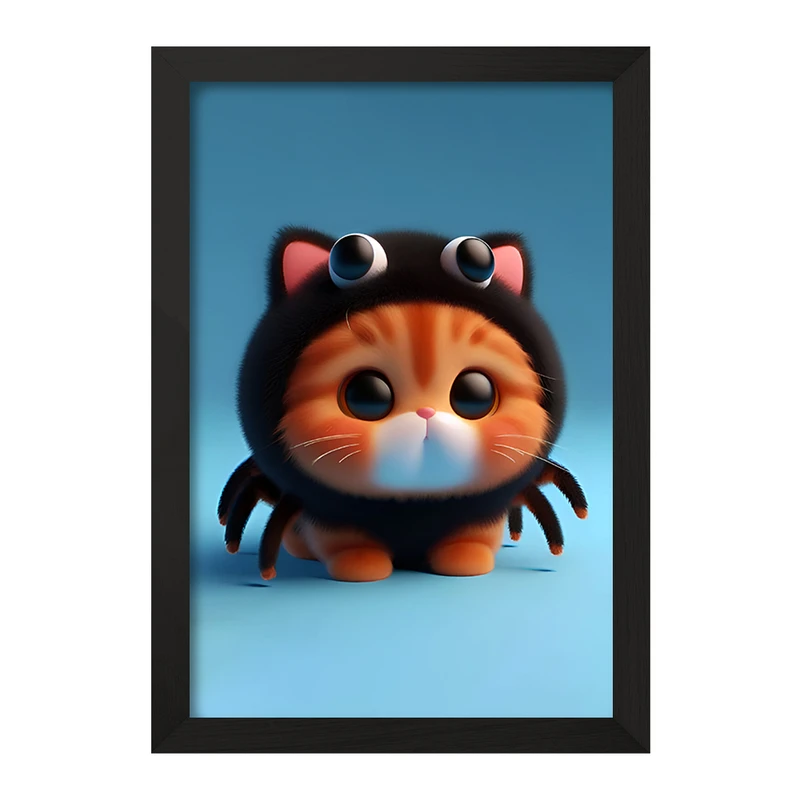 تابلو خندالو مدل گربه کوچولو کد F8555