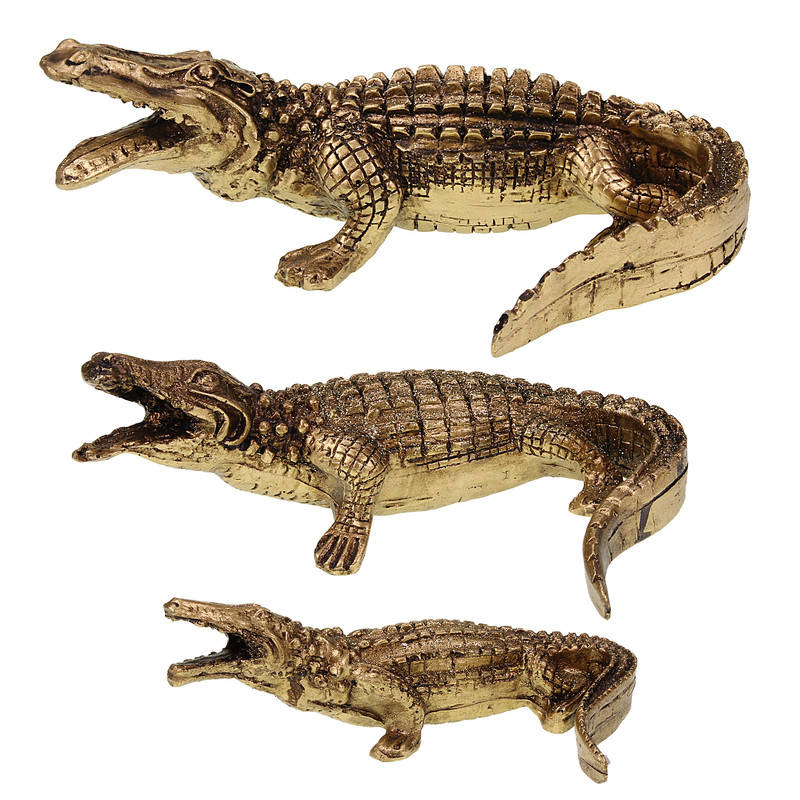 مجسمه طرح تمساح مدل 2312 مجموعه 3 عددی