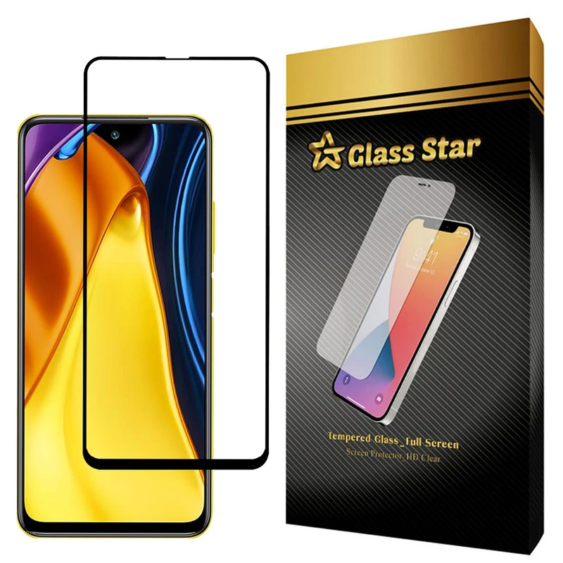 محافظ صفحه نمایش گلس استار مدل FGX مناسب برای گوشی موبایل شیائومی Poco M3 Pro 