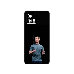 MAHOOT Mark_Zuckerberg Cover Sticker for Motorola Moto G72