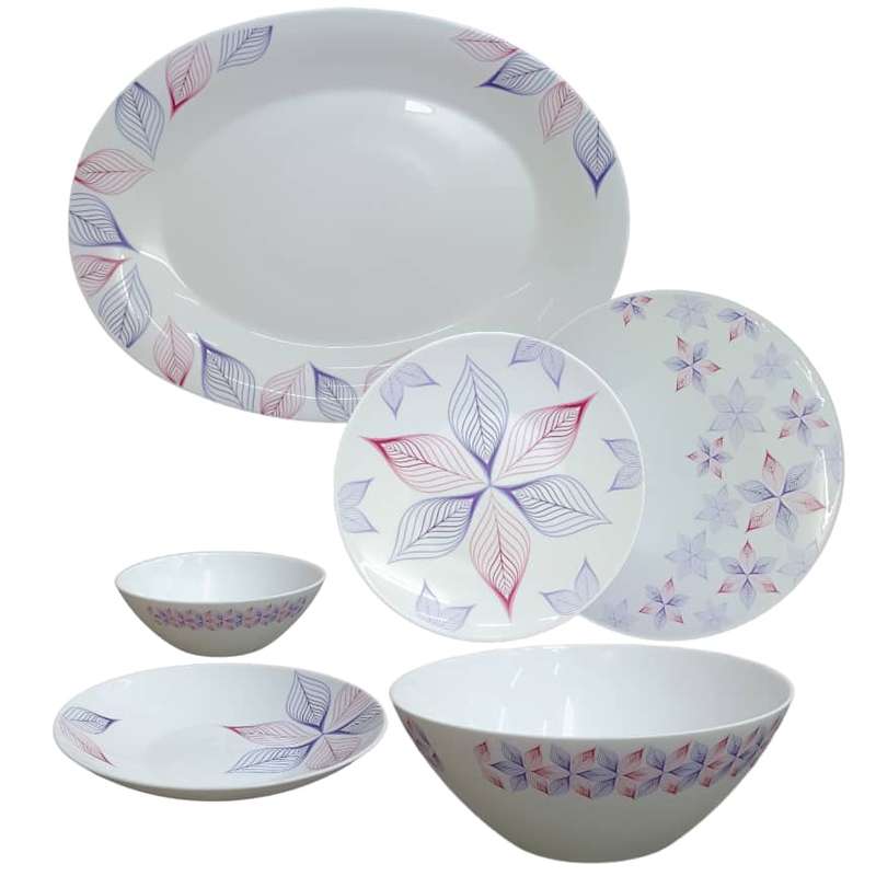 سرویس غذاخوری 26 پارچه پارس اوپال کد 318