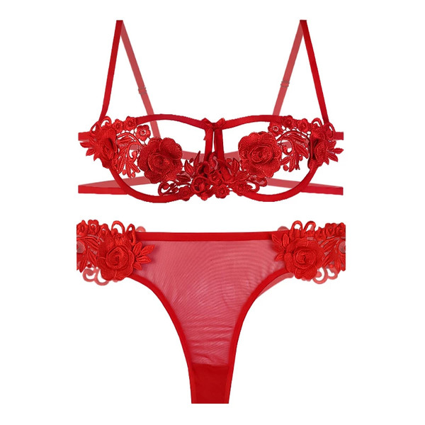 ست شورت و سوتین زنانه مکسوریا مدل انبرودی گلدانتل کد NKU MAX 02201