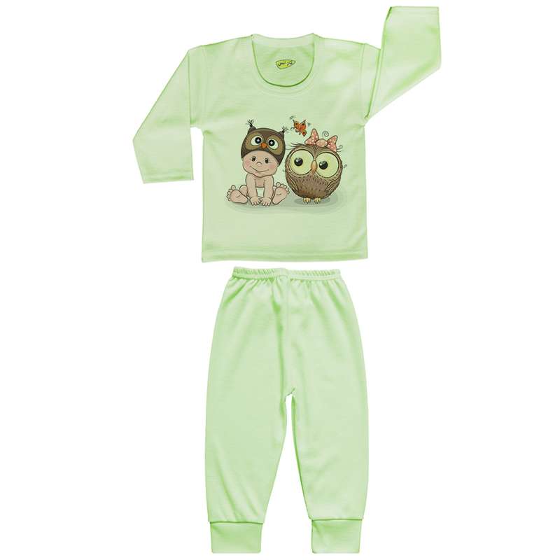 ست تی شرت و شلوار نوزادی کارانس مدل SBSG-3054