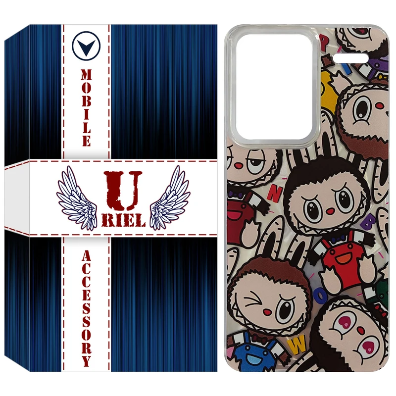 کاور یوریل مدل HLG طرح عروسک های لبوبو مناسب برای گوشی موبایل شیائومی Redmi Note 13 Pro Plus