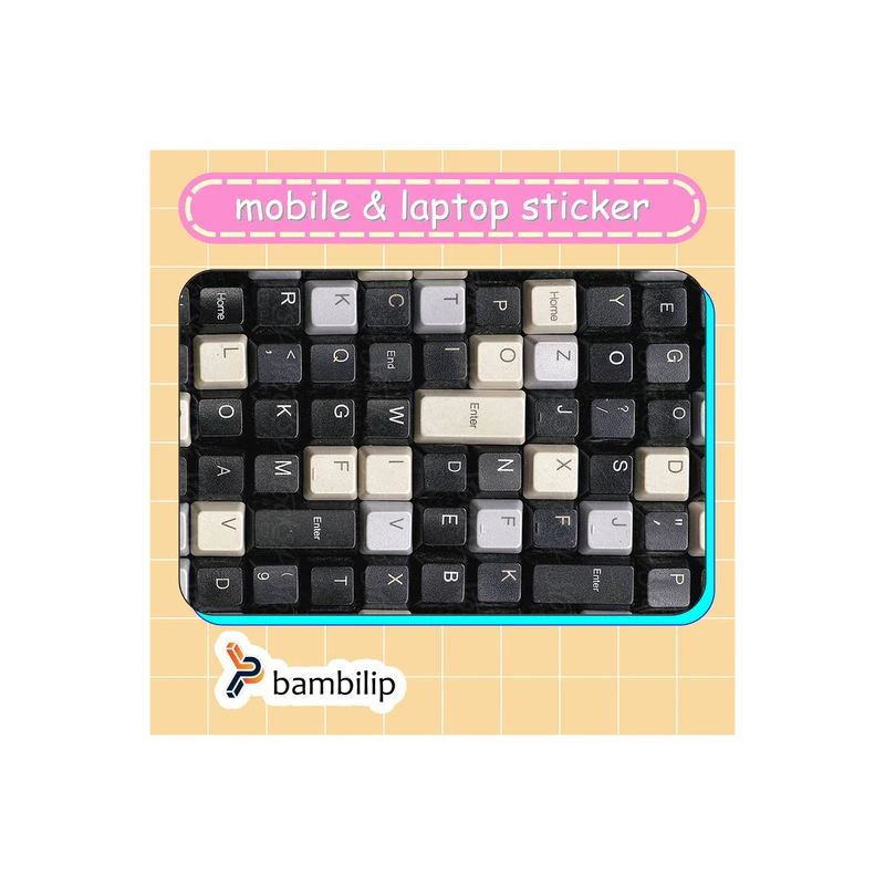 استیکر بامبیلیپ مدل کارت عابر طرح کیبورد کد 7997663