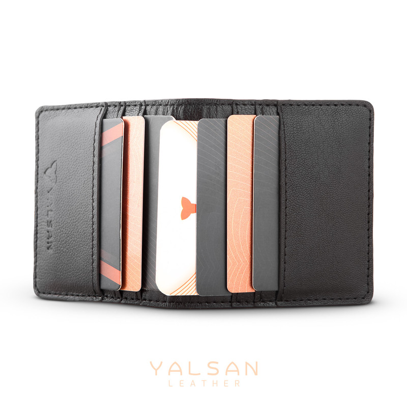 کیف پول چرم یلسان مدل سوشا کد 159-BS-ms