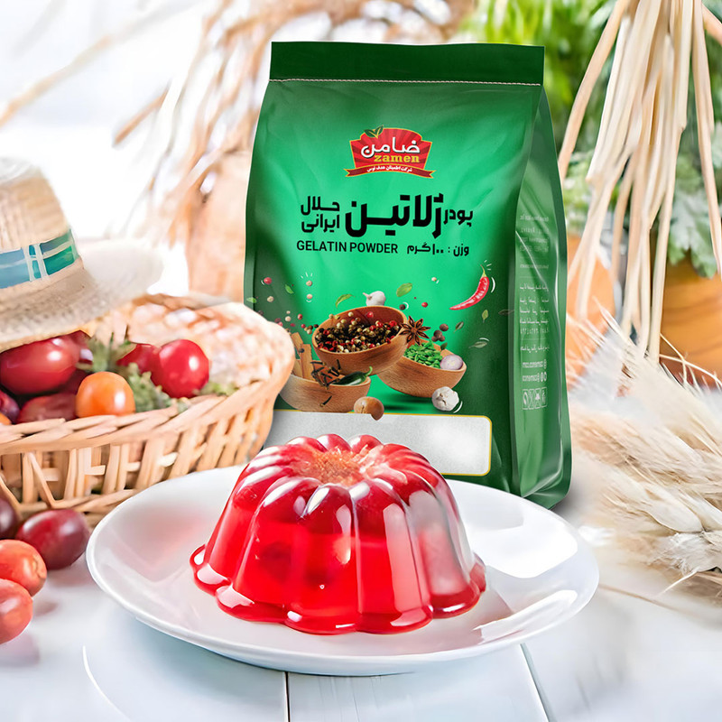 پودر ژلاتین ایرانی ضامن – 75 گرم