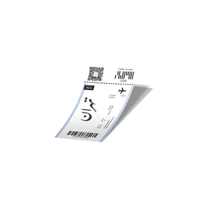 استیکر لپ تاپ لولو طرح کارت ویژه‌ی سوار شدن به هواپیما به تهران BOARDING PASS کد 754