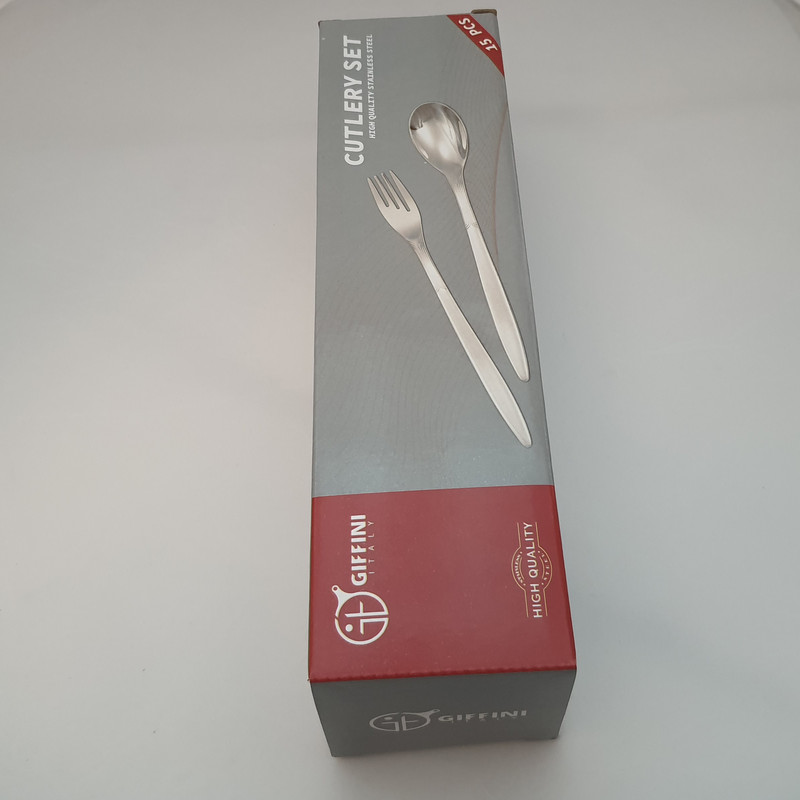 سرویس قاشق و چنگال 15 پارچه جی فی نی مدل 01