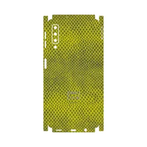 MAHOOT Yellow Snake Skin-FullSkin Cover Sticker for Samsung Galaxy A7 2018