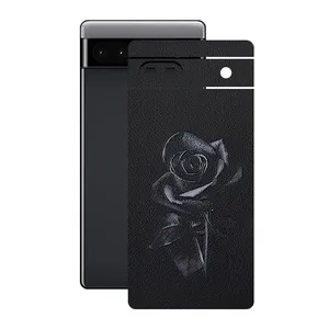 Remax cover sticker Leth model black rose design suitable for Google Pixel 6a mobile phone