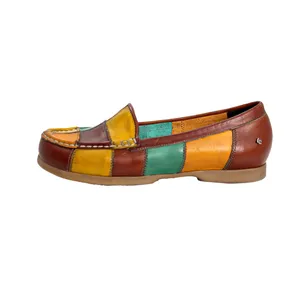 کفش کالج زنانه مدل چرم طبیعی کد 036