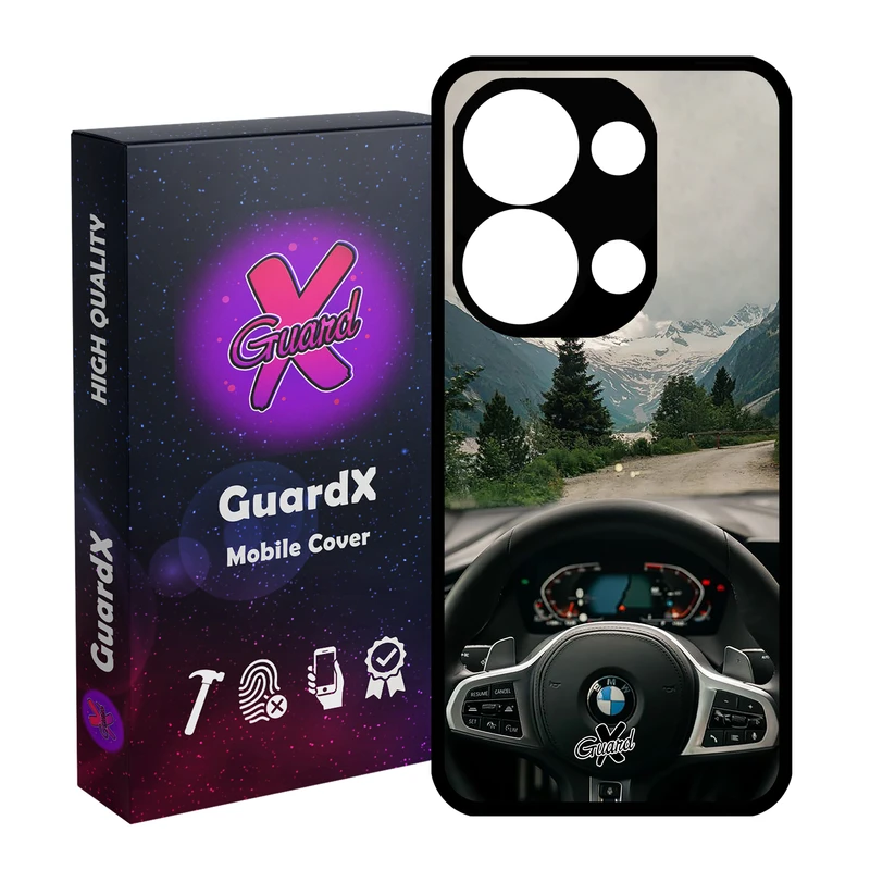 کاور گارد ایکس طرح BMW مدل Glass10346 مناسب برای گوشی موبایل شیائومی Poco X6 5G / Note 13 Pro 5G