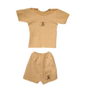 ست تی‌شرت آستین کوتاه و شلوارک راحتی بچگانه مدل Teddy2