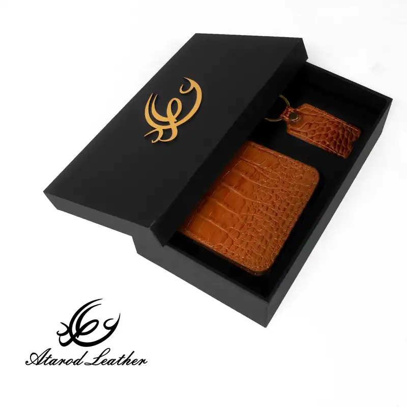 ست هدیه چرم عطارد مدل چرم طبیعی کد A59