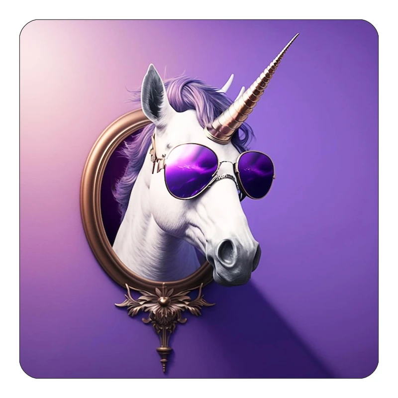 مگنت کاکتی طرح اسب تک شاخ و یونیکورن مدل mp32054