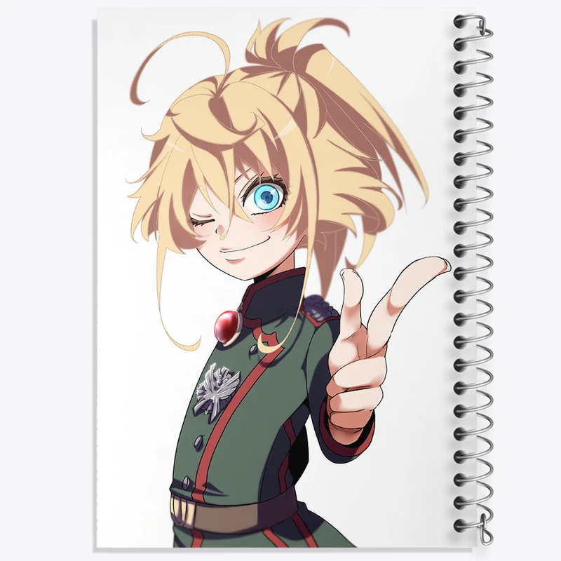 دفتر ژورنال نویسی 50 برگ خندالو مدل نقطه ای طرح تانیا انیمه یوجو سنکی کد 34648