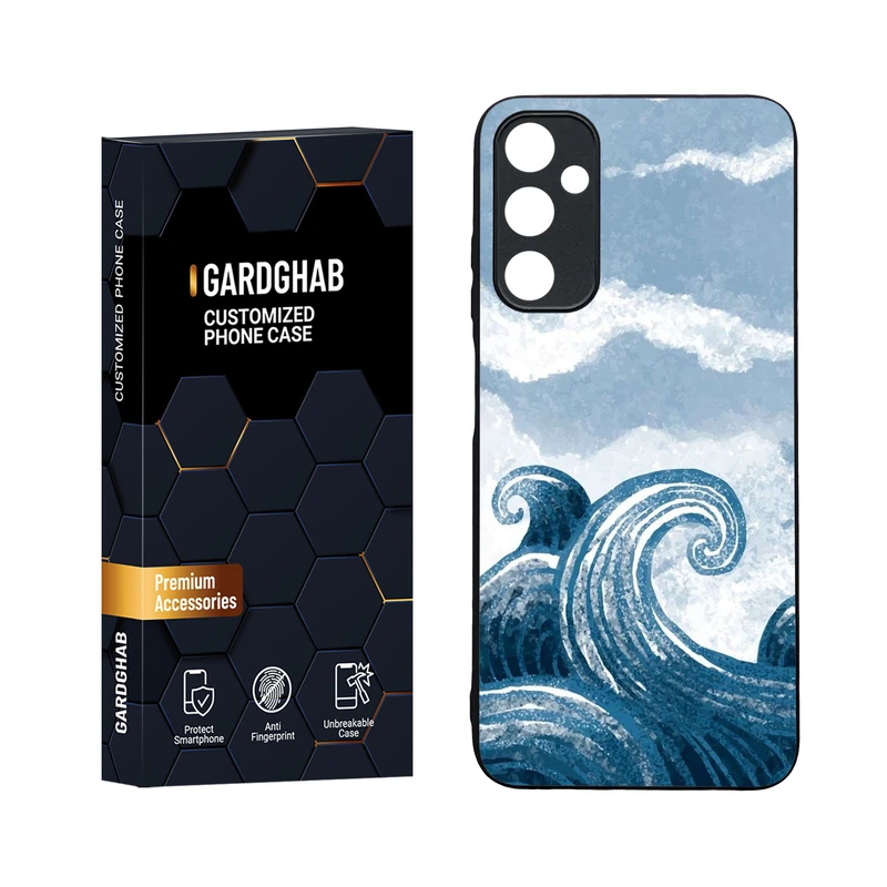 کاور گارد قاب مدل دورژله ای پشت گلس ساده مناسب برای گوشی موبایل سامسونگ Galaxy A05s