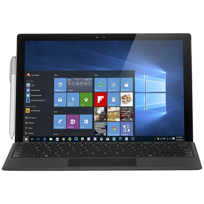 تبلت مایکروسافت مدل Surface Pro 4 - G به همراه کیبورد و محافظ صفحه نمایش Pro Plus و محافط بدنه Shiny Frosted