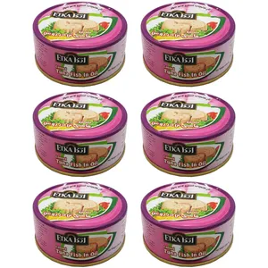 کنسرو ماهی تون در روغن اتکا - 120 گرم بسته 6 عددی