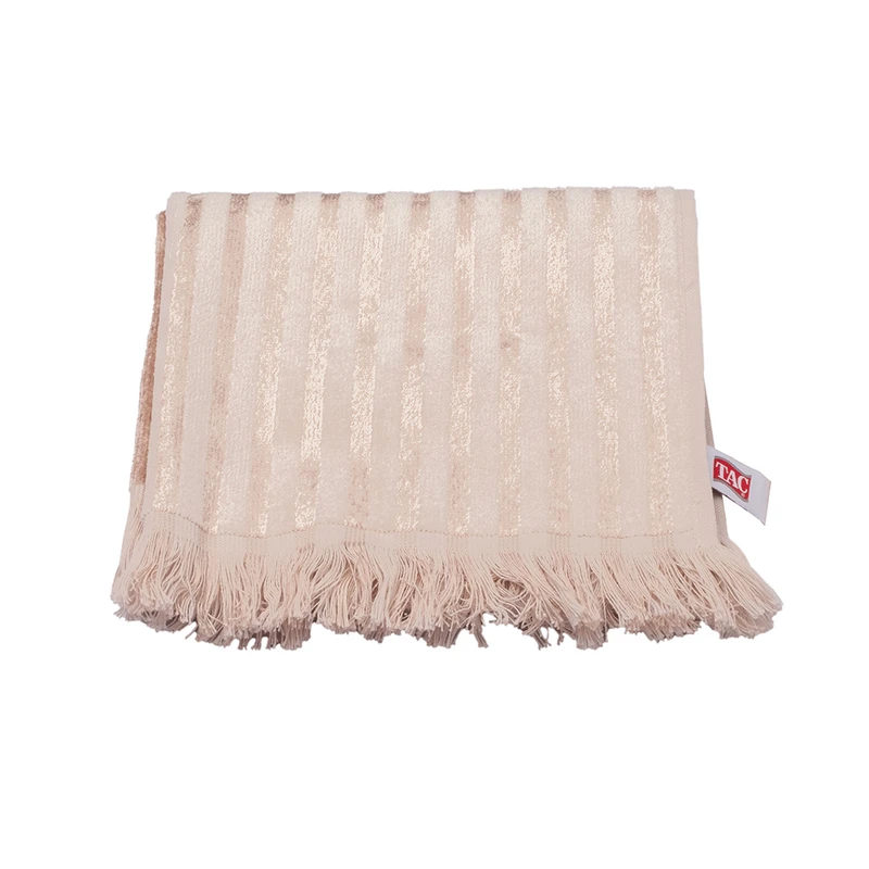 حوله دستی تاچ مدل ویسکون استرایپ سایز 80x40 سانتی متر