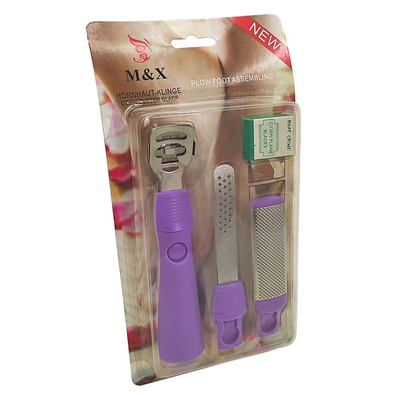 سوهان پا مدل M&X به همراه تیغ و رنده
