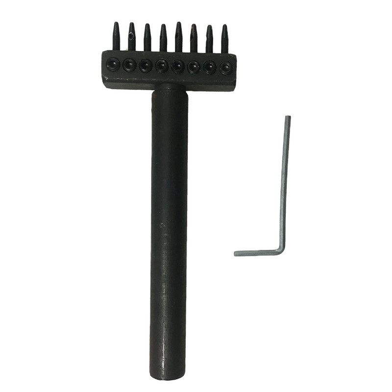 سنبه هشت سر چرم مدل T8+1 مجموعه 2 عددی