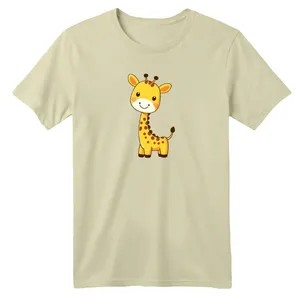 تی شرت آستین کوتاه بچگانه مدل زرافه کد 01