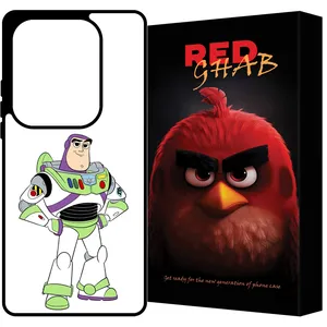  RED GHAB RCHAPN13P Cover For Xiaomi Redmi Note 13 Pro 4G / Poco M6 Pro 4G