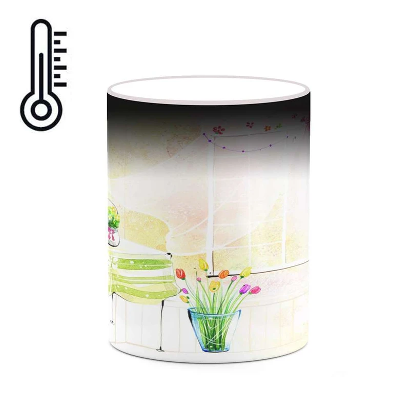 ماگ حرارتی کاکتی مدل دنیای فانتزی کد mgh18646