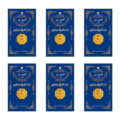 سکه گرمی طلا 18 عیار پارسیان امین زر مدل 001 بسته 6 عددی