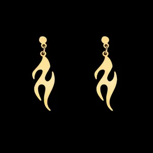 گوشواره طلا 18 عیار زنانه آمانژ کد D10221