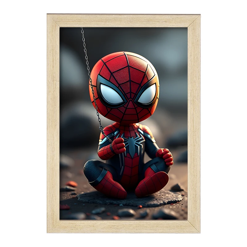 تابلو خندالو مدل مرد عنکبوتی کد F11664