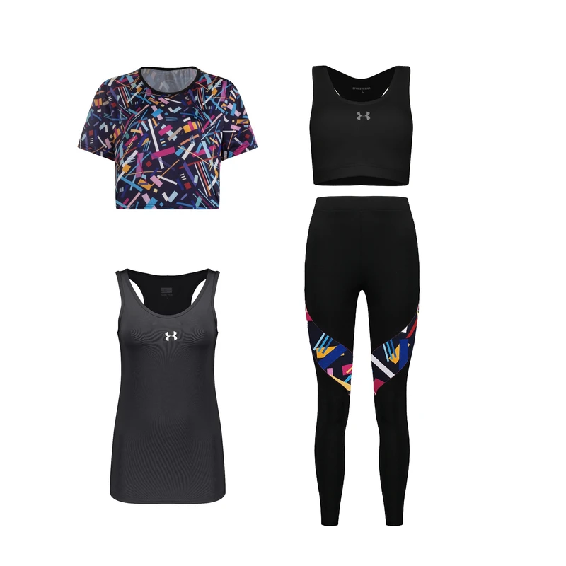 ست 4 تکه لباس ورزشی زنانه مدل 1801-1401-9101-56