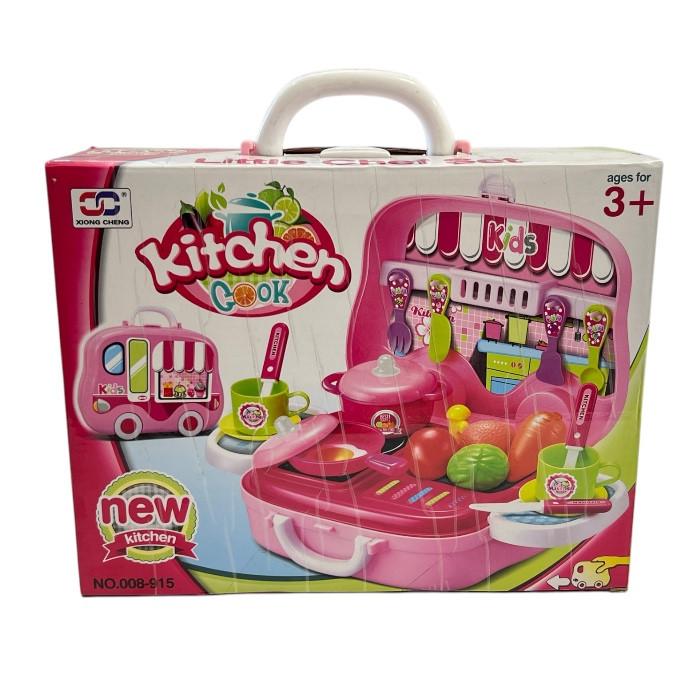 ست اسباب بازی آشپزخانه مدل اتوبوس مجموعه 26 عددی