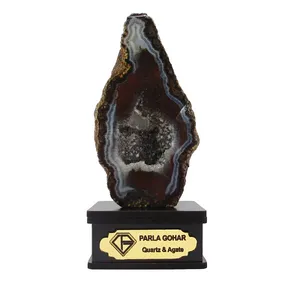 سنگ راف کوارتز-عقیق پارلا گوهر کد 2366
