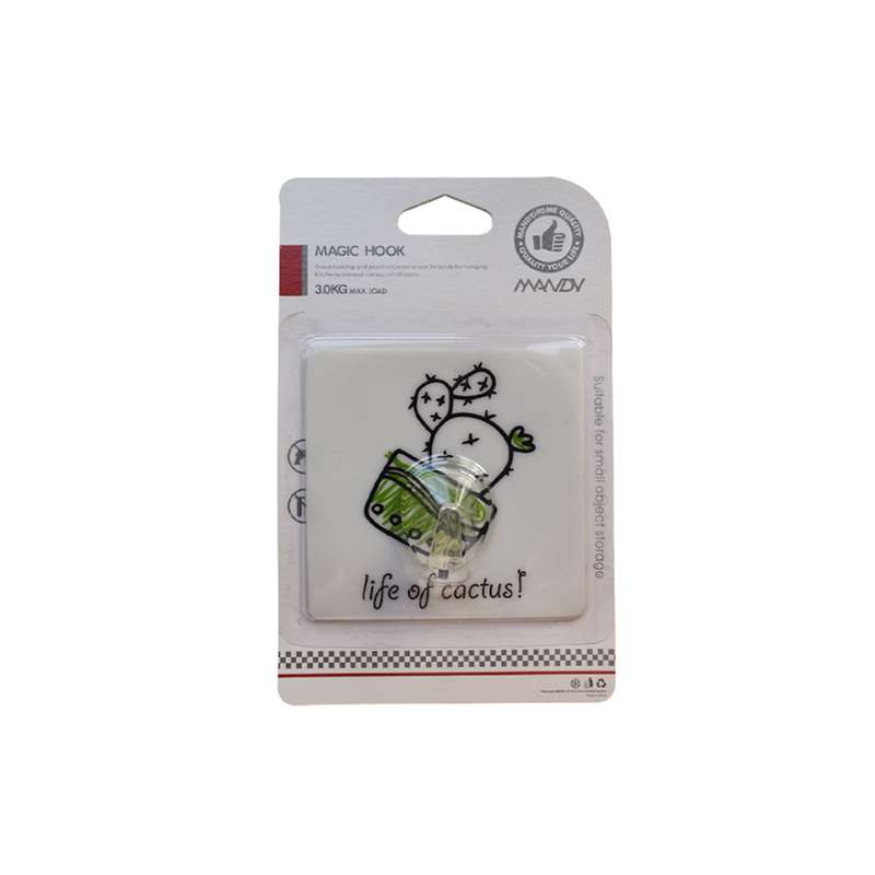 قلاب آویز آشپزخانه هوم اند لایف طرح کاکتوس