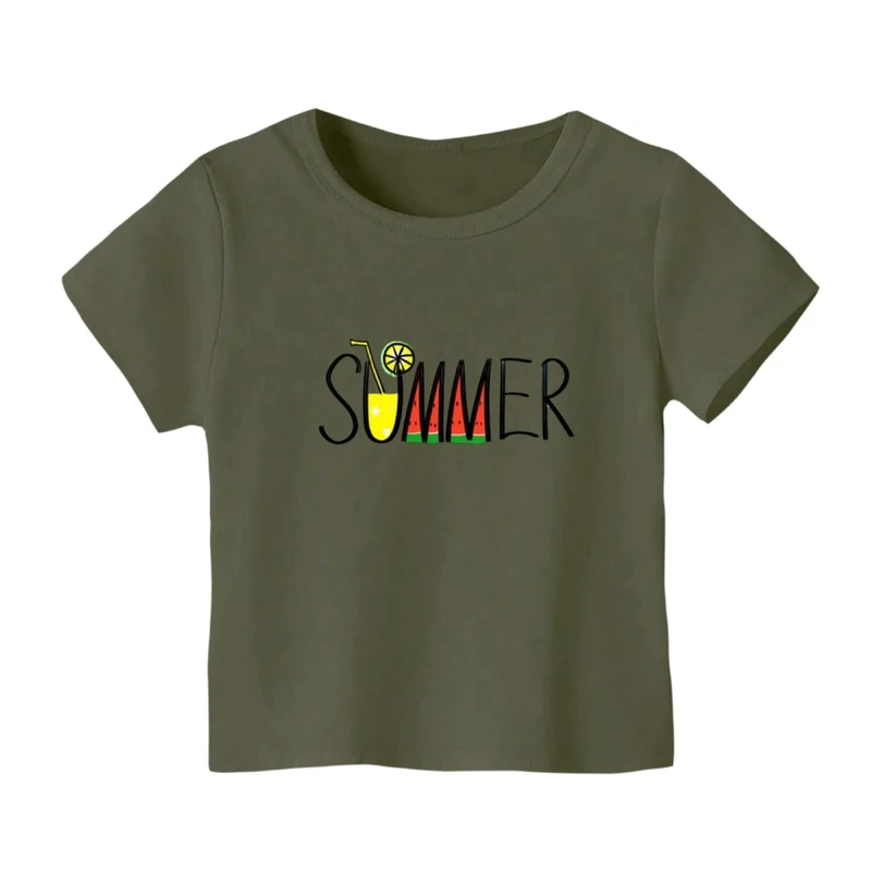 تی شرت آستین کوتاه بچگانه مدل نوشته یلدایی کد 4