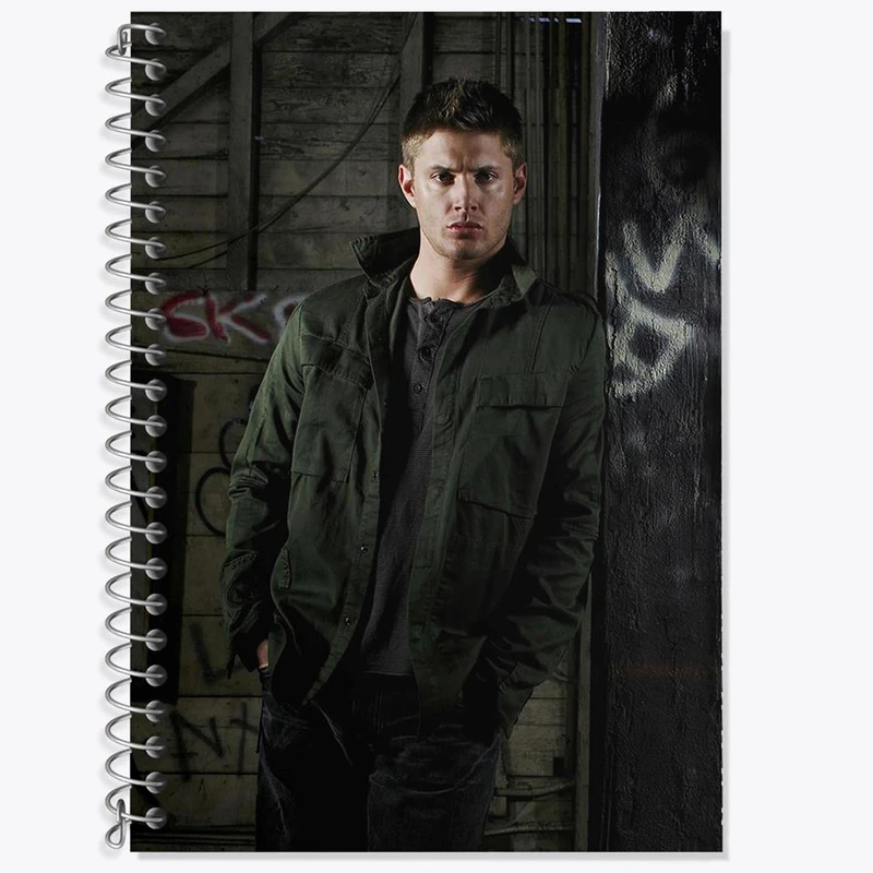 دفتر لغت 50 برگ خندالو مدل سم و دین وینچستر سریال سوپرنچرال Supernatural کد 24521