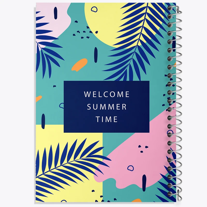 دفتر لیست خرید 50 برگ خندالو طرح مینیمال تابستان کد N134