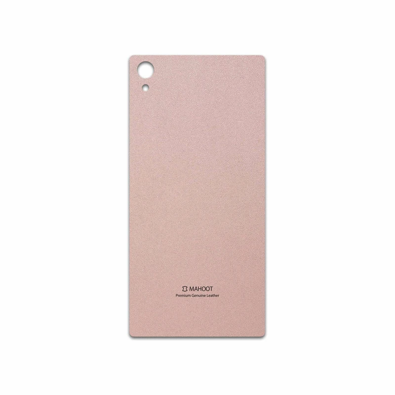 برچسب پوششی ماهوت مدل Rose Gold Leather مناسب برای گوشی موبایل سونی Xperia Z5 Premium