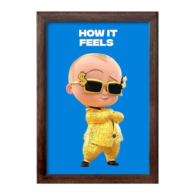 تابلو خندالو طرح بچه رئیس Boss Baby  کد 12522