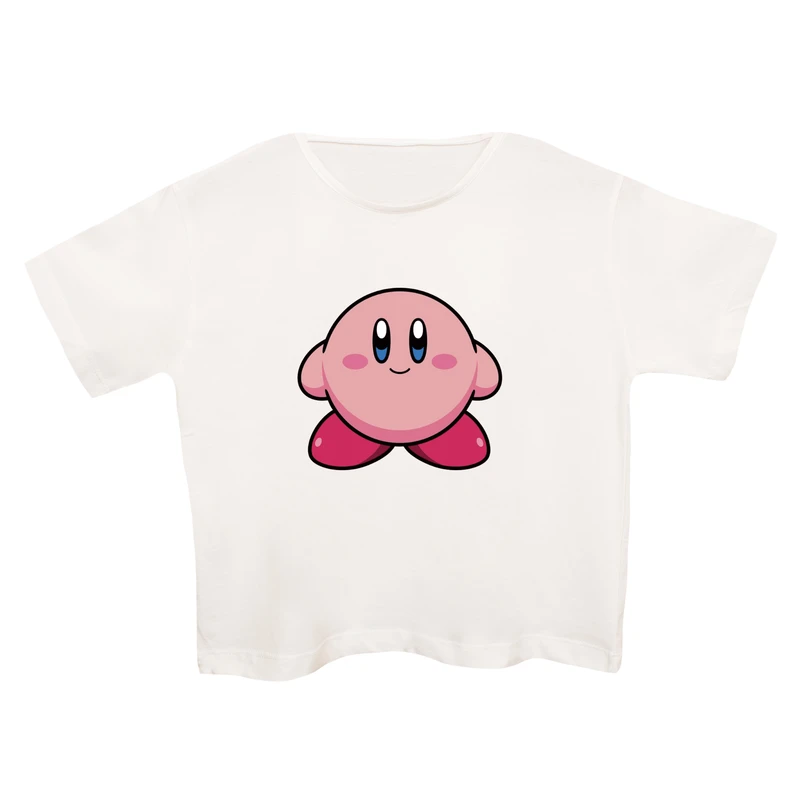 کراپ‌تی شرت آستین کوتاه زنانه مدل هیولا