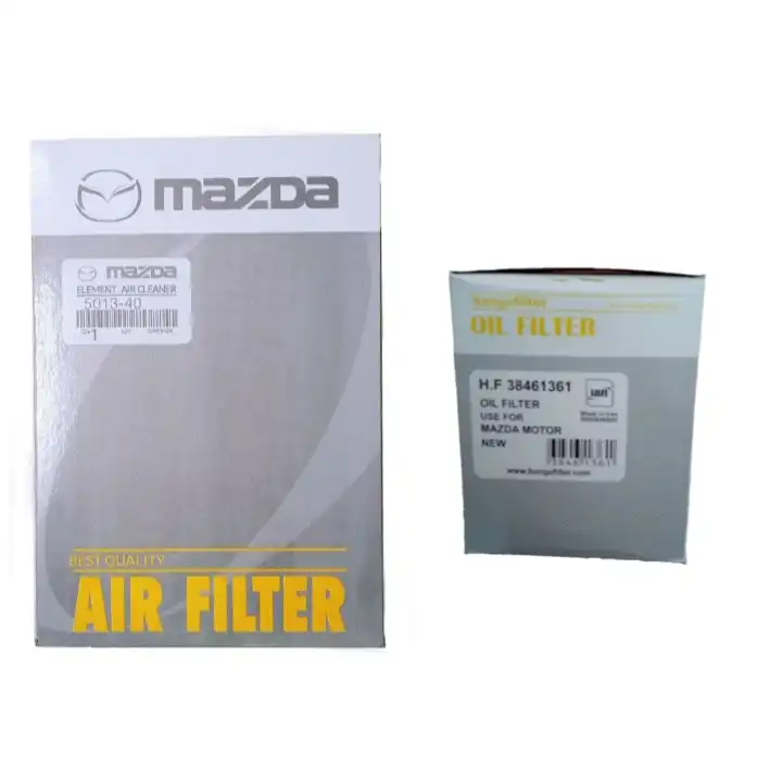 فیلتر روغن خودرو مزدا مدل 38461361 مناسب برای مزدا 3 به همراه فیلتر هوا