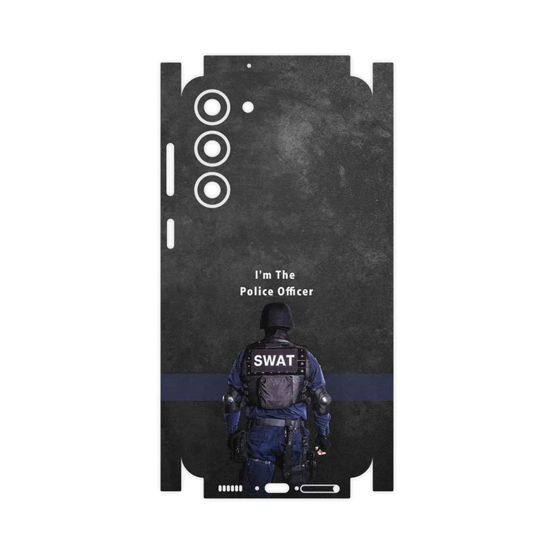 برچسب پوششی ماهوت مدل Police Officer-FullSkin مناسب برای گوشی موبایل سامسونگ Galaxy S23 Plus