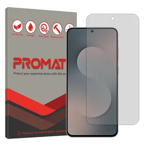 Promate Hydrogel model transparent screen protector suitable for Samsung Galaxy S25 FE mobile phone