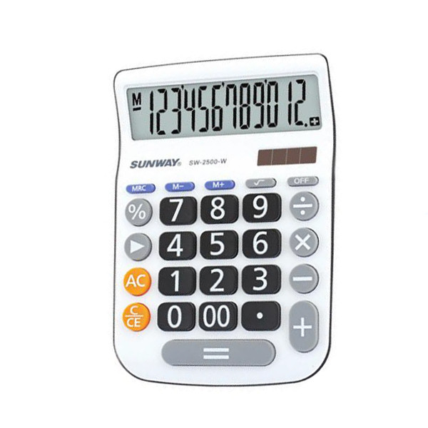 ماشین حساب سان ویی مدل SW-2500-W