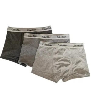 شورت پادار مردانه مدل ملانژ  بسته 3 عددی