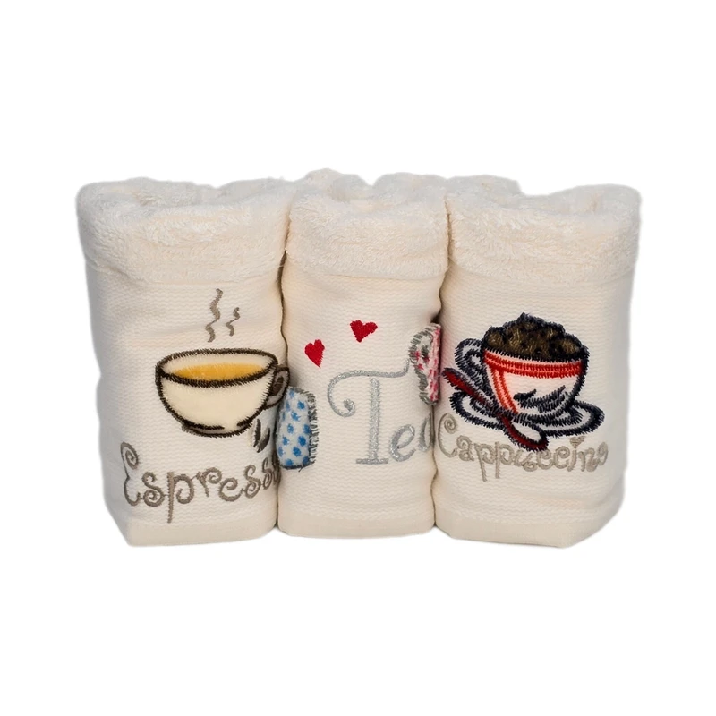 حوله دستی مدل کاپ سایز 30×50 سانتی متر مجموعه 3 عددی